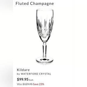 Waterford Crystal Kildaire Champagne Fluke